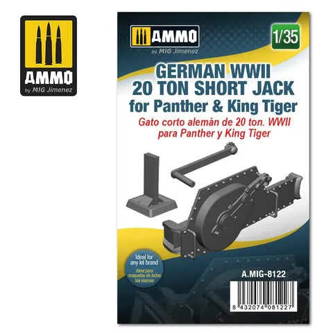 AMMO, 1:35 German WWII 20 ton Short Jackfor Panther & King Tiger