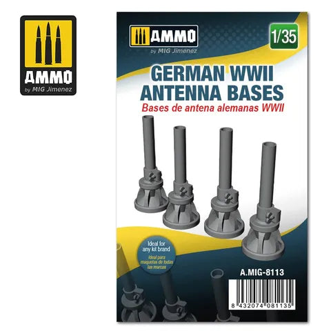 AMMO, 1:35 German WWII Antenna Bases