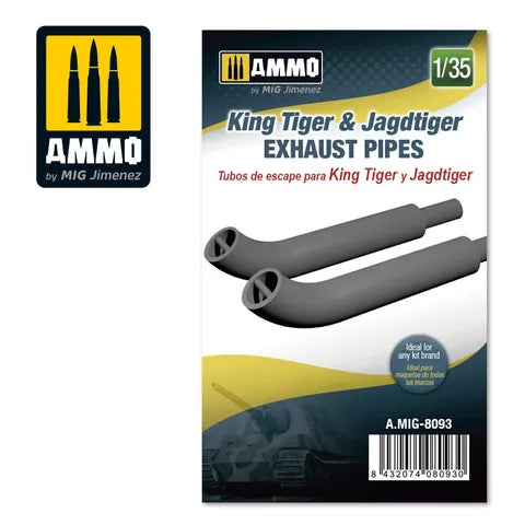 AMMO, 1:35 King Tiger & Jadtiger ExhaustPipes