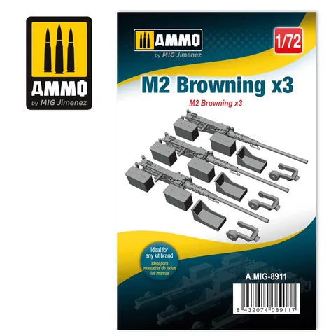 AMMO, 1:35 M2 Browning x3