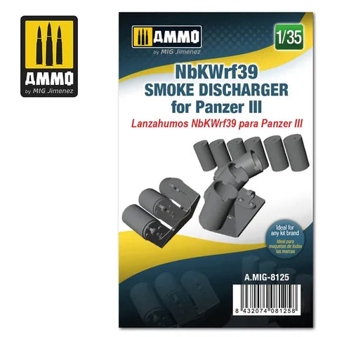 AMMO, 1:35 NbKWrf39 Smoke Discharged forPanzer III