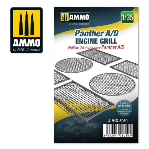 AMMO, 1:35 Panther A:D engine grilles