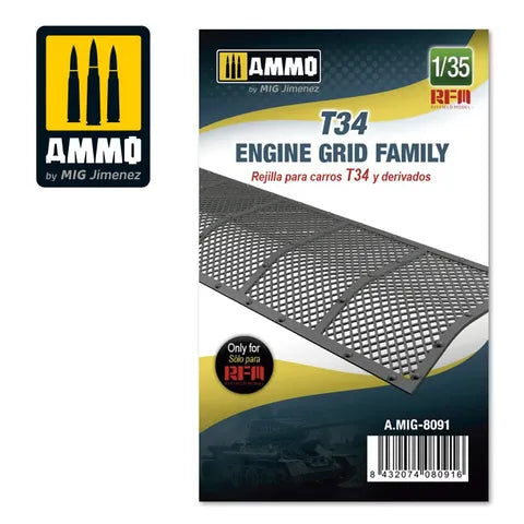 AMMO, 1:35 T34 Engine Grid Family