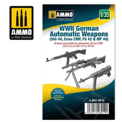AMMO, 1:35 WWII German Automatic Weapons