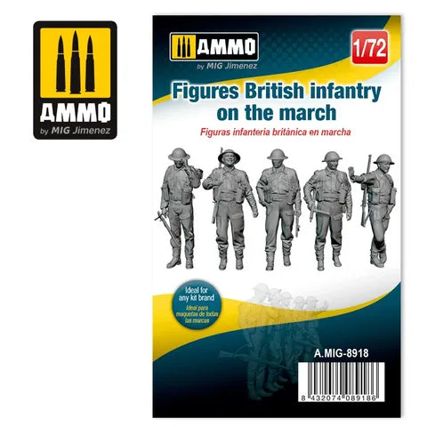 AMMO, 1:72 Figures British infantry on the march