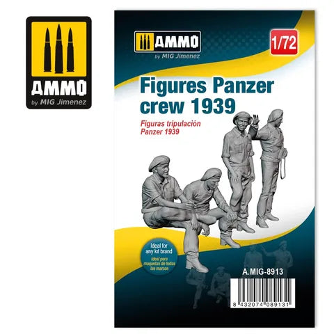 AMMO, 1:72 Figures Panzer crew 1939
