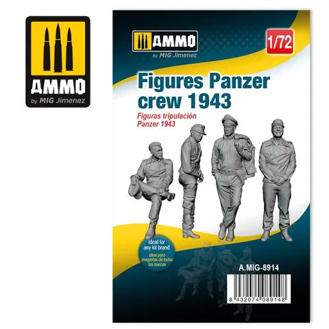 AMMO, 1:72 Figures Panzer crew 1943