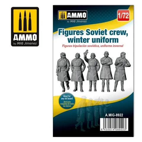 AMMO, 1:72 Figures Soviet Crew, Winter Uniform