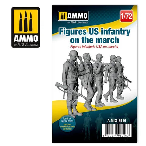 AMMO, 1:72 Figures US infantry on the march