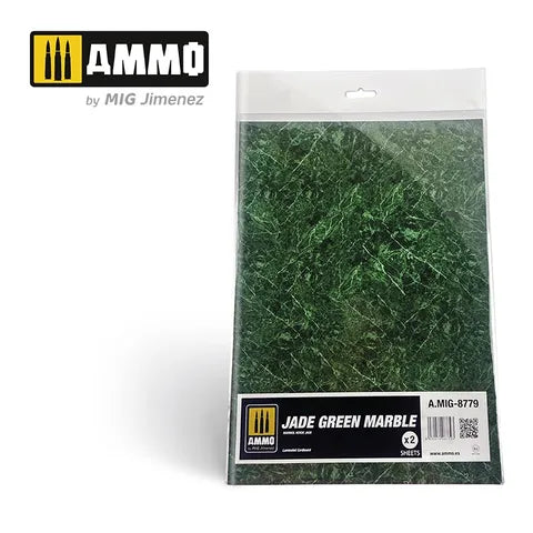 AMMO, Jade Green Marble. Sheet of Marble
