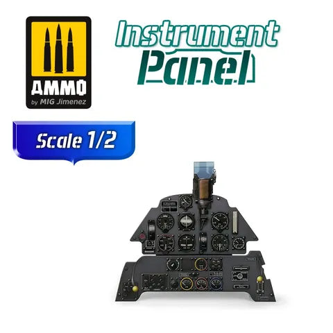 AMMO, Messerschmitt Bf 109E-3 Instrument Panel 1:2 Scale