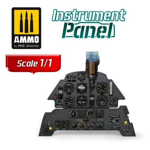 AMMO, Messerschmitt Bf 109 E Instrument Panel 1:1 Scale