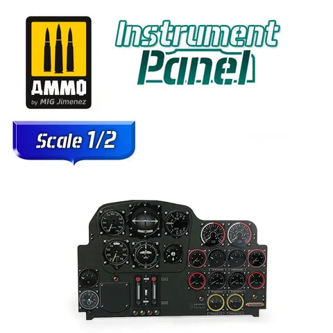 AMMO, Messerschmitt ME 262 A1 Instrument Panel 1:2 Scale