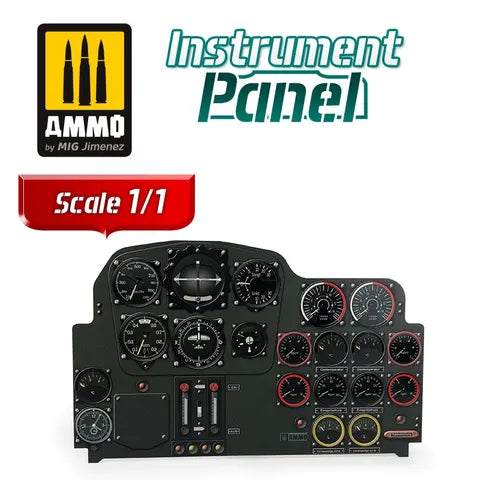 AMMO, Messerschmitt Me 262 A1 Instrument Panel 1:1 Scale