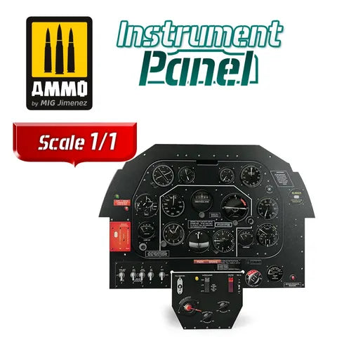 AMMO, North American P-51D Mustang Instrument Panel 1:1 Scale