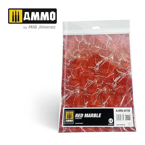 AMMO, Red Marble. Sheet of Marble (2)