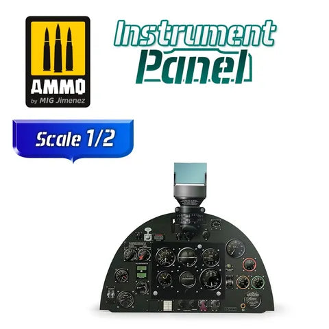AMMO, Supermarine Spitfire Mk.V Instrument Panel 1:2 Scale