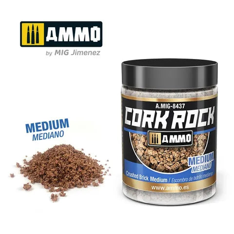 AMMO, TERRAFORM CORK ROCK Crushed BrickMedium (100mL)