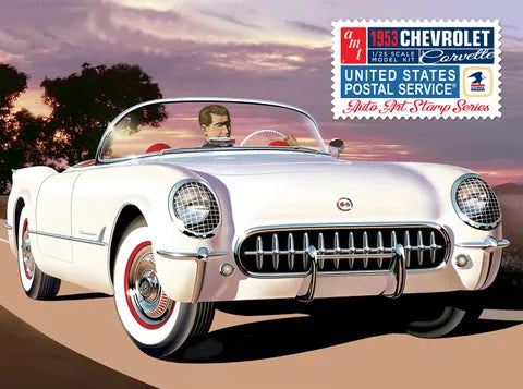 AMT 1:25 1953 Chevy Corvette (USPS StampSeries)