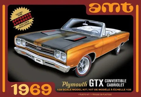 AMT 1:25 1969 Plymouth Gtx Convertible 2T