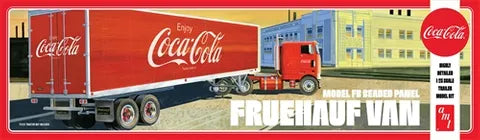 AMT 1:25 Fruehauf Beaded Van Semi (Cocacola)