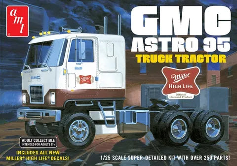 AMT 1:25 GMC Astro 95 Semi Tractor (Miller Beer)