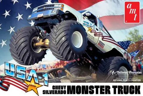 AMT 1:25 USA-1 Chevy Silvarado Monster Truck