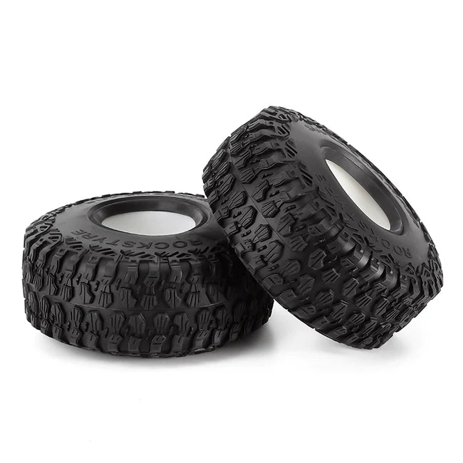 INJORA 2/4PCS 2.9" Soft Rubber Wheel Terrain Tires for 1/6 SCX6