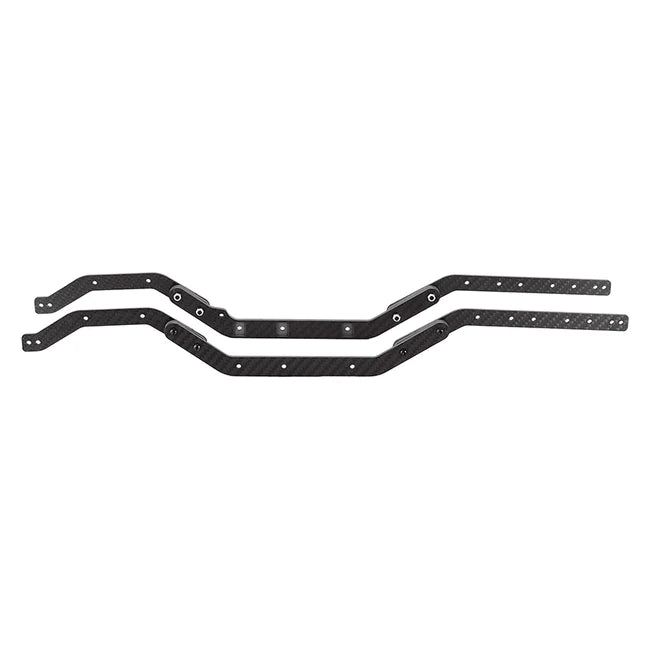 INJORA 1 Pair 81g Lightweight Carbon Fiber Frame Chassis Rails for TRX4(T410)