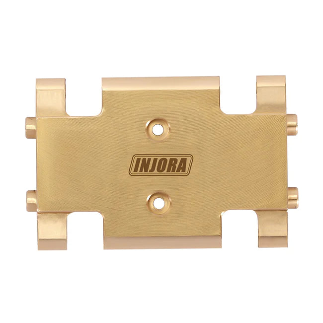 INJORA 21g Brass Skid Plate Transmission Mount For 1/24 Axial AX24