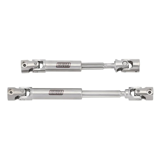 INJORA Stainless Steel Drive Shafts with D Shaped Hole For 1/24 Axial AX24