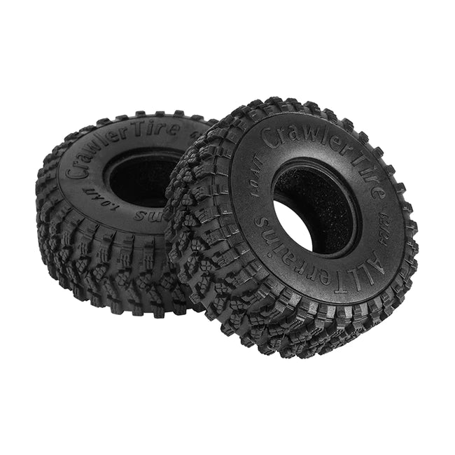 INJORA 1.0" 62*24mm S4 All Terrain Tires for 1/18 1/24 RC Crawlers (4) (T2450)