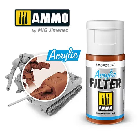 Ammo Paint Acrylic Filter Clay