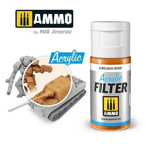 Ammo Paint Acrylic Filter Orange