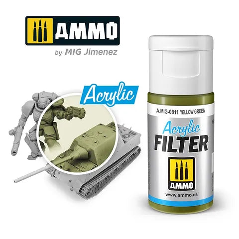 Ammo Paint Acrylic Filter Yellow Green