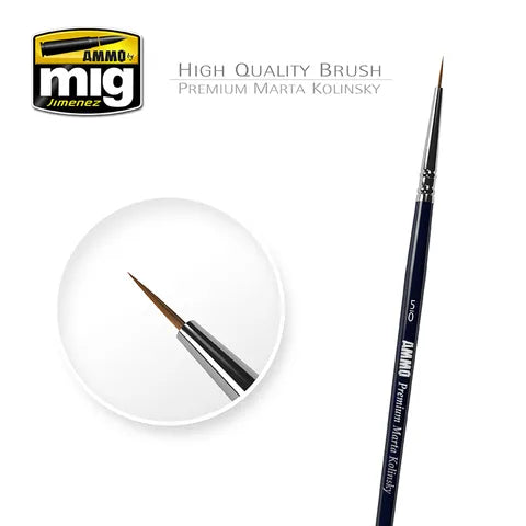 Ammo Paint, 5/0 Premium Marta Kolinsky Round Brush