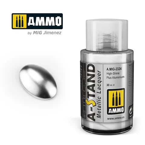 Ammo Paint, A-STAND High-Shine Plus Aluminium 30ml