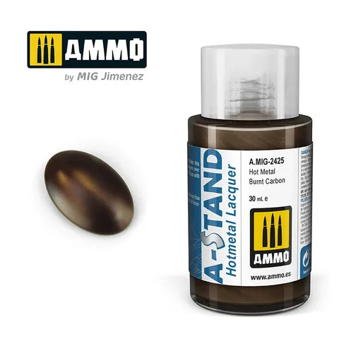 Ammo Paint, A-STAND Hot Metal Burnt Carbon 30ml