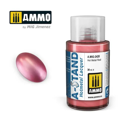 Ammo Paint, A-STAND Hot Metal Red 30ml