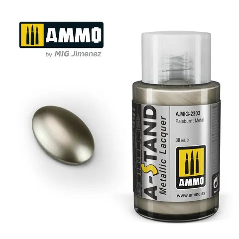 Ammo Paint, A-STAND Pale burnt Metal 30ml