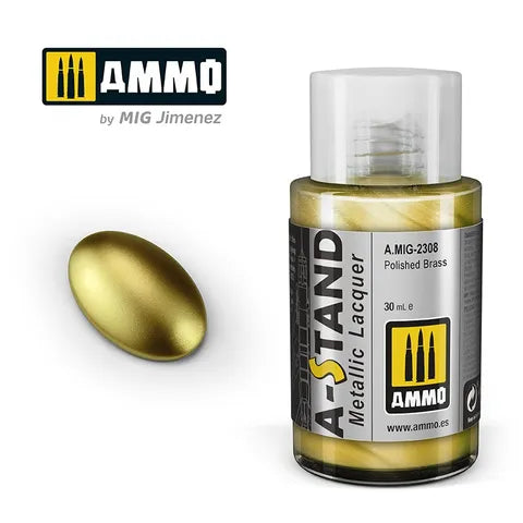 Ammo Paint, A-STAND Polished Brass 30ml