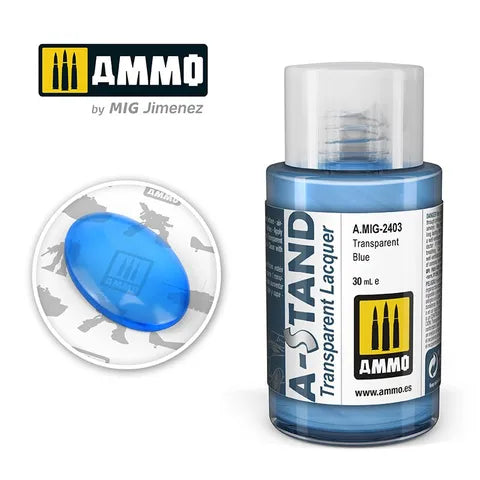 Ammo Paint, A-STAND Transparent Blue 30ml