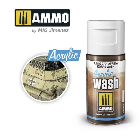 Ammo Paint, Acrylic Wash Afrika Korps