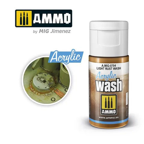 Ammo Paint, Acrylic Wash Light Rust