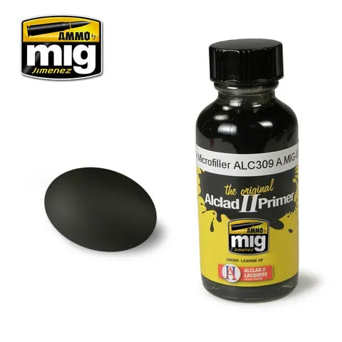 Ammo Paint, Black Microfiller ALC309 Alclad Metal 30ml