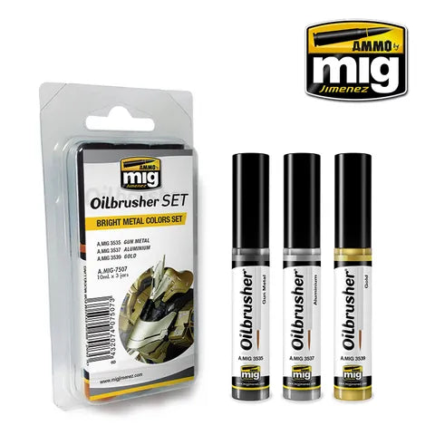 Ammo Paint, Bright Metal Colours Set