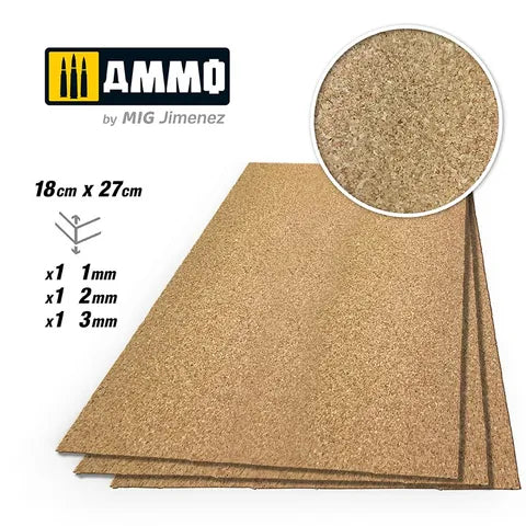 Ammo Paint, CREATE CORK Fine Grain Mix (1-3mm) 1pc each