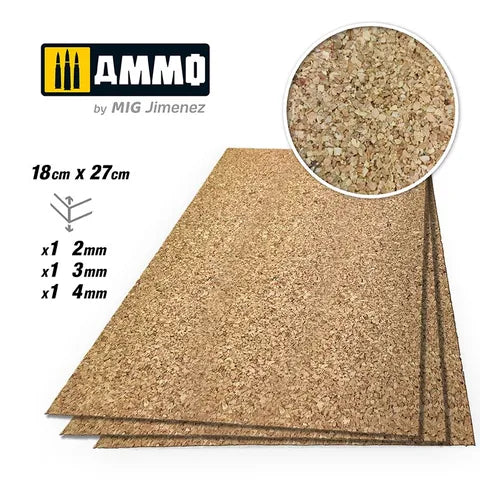 Ammo Paint, CREATE CORK Medium Grain Mix(2-4mm) 1pc each