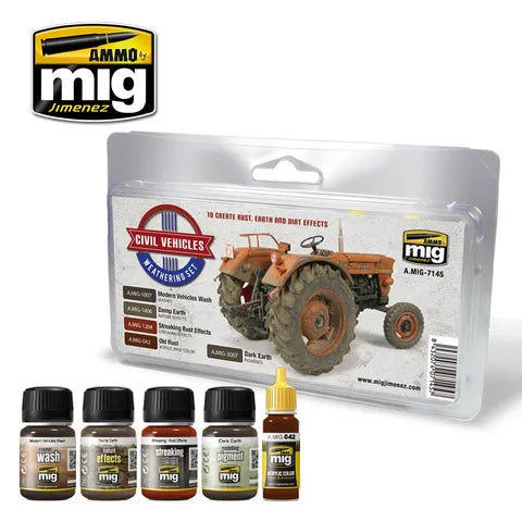 Ammo Paint, Civil Vehicles Weathering Set