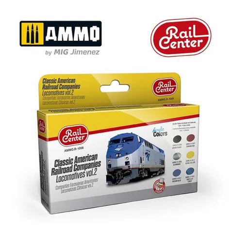 Ammo Paint, Classic American Railroad Companies Locomotives Vol.2